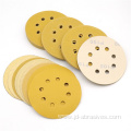 5 inch yellow abrasive sanding paper discs